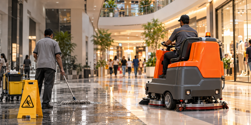Why Malls and Commercial Spaces Are Switching to Scrubber Dryers